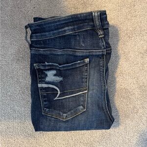 Women’s American Eagle Distressed Hi-Rise Jegging Size 4